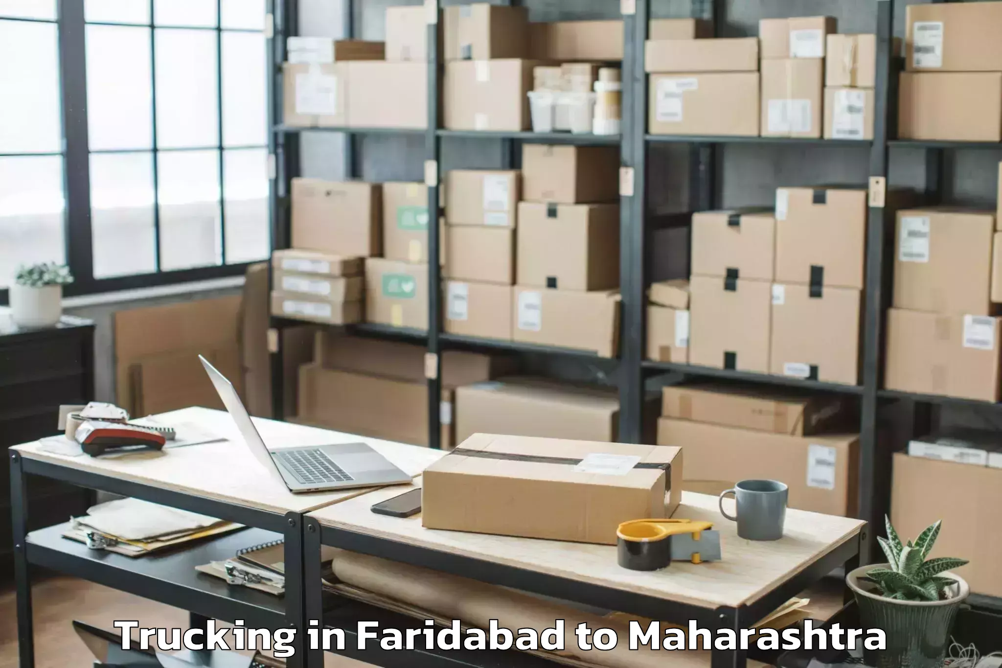 Hassle-Free Faridabad to Aurangabad Airport Ixu Trucking